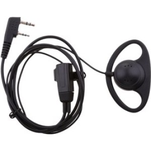 Over Ear Earpiece with PTT Microphone for Two - Way Radio